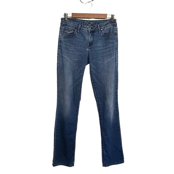 Calvin Klein Womens Medium Wash Stretch Mid Rise Straight Leg Jeans Size 4 - Picture 1 of 9